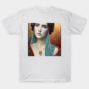 woman with necklace T-Shirt